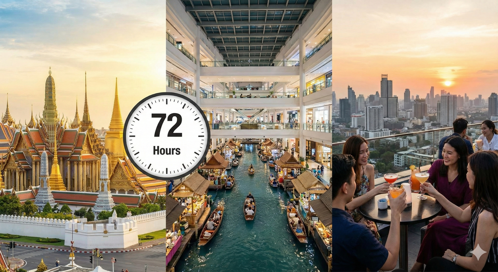 voor je '72 uur in bangkok